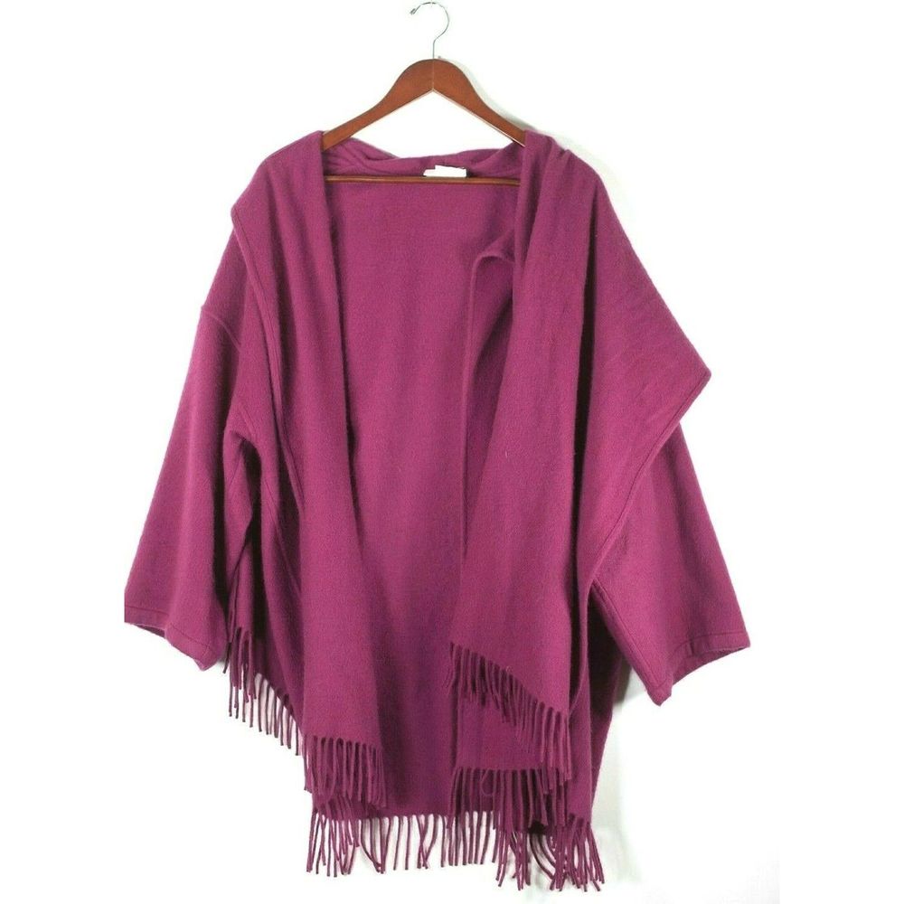 Salvatore Ferragamo S Pink Cashmere Fringe Jacket